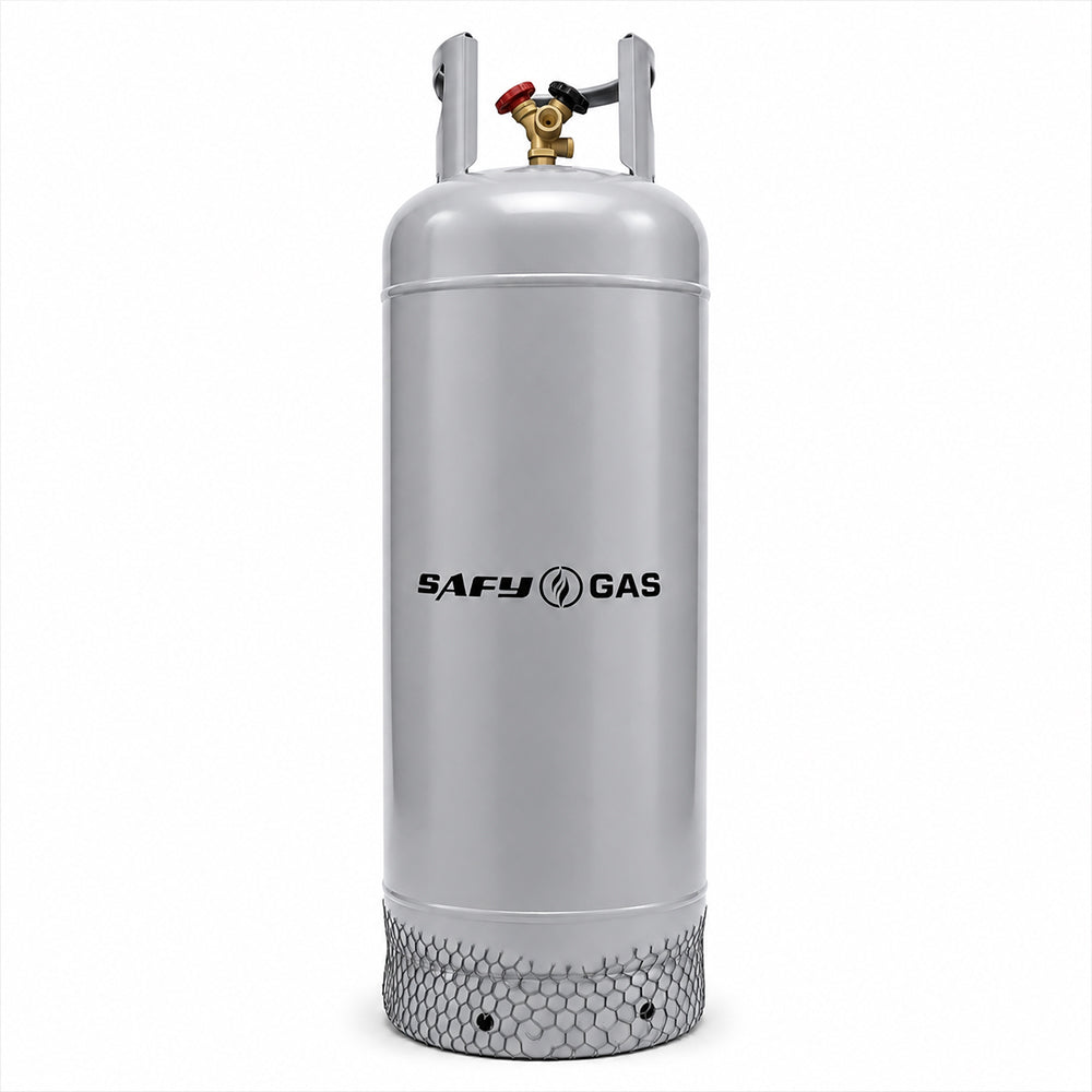 SAFY 48kg Double Valve LPG Gas Cylinder Empty