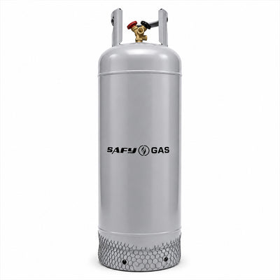 SAFY 48kg Double Valve LPG Gas Cylinder Empty