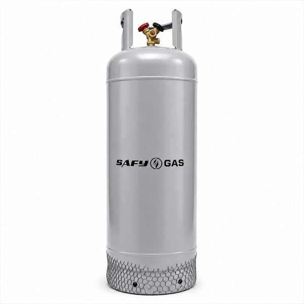 SAFY 48kg Double Valve LPG Gas Cylinder Empty