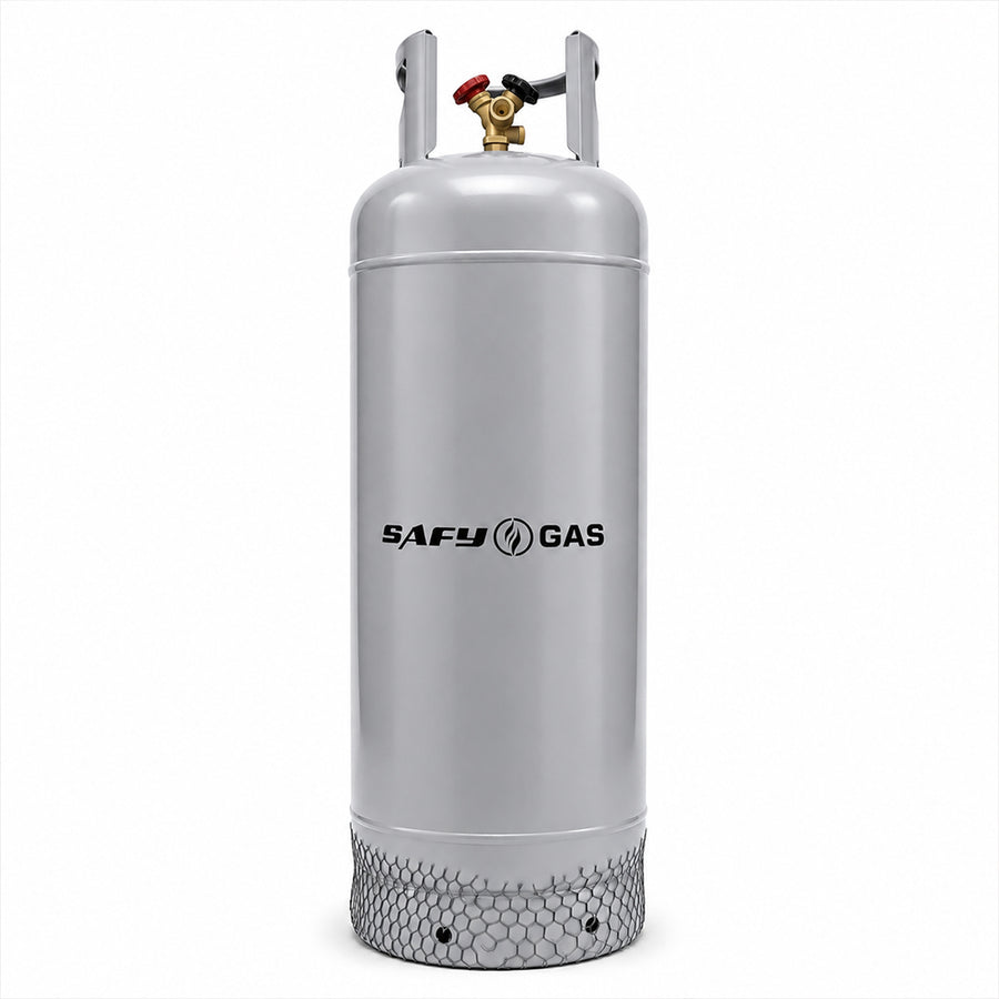 SAFY 48kg Double Valve LPG Gas Cylinder Empty