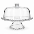 Glass Cake Stand with Dome - 31.4cm