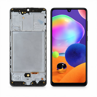 Replacement Screen with Frame for Samsung Galaxy A31
