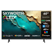 Skyworth 60-Inch QLED 4K Google Smart TV with 120Hz & Eye Care
