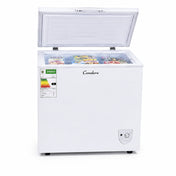 Condere 188L Chest Freezer with Top-Opening Lid - White