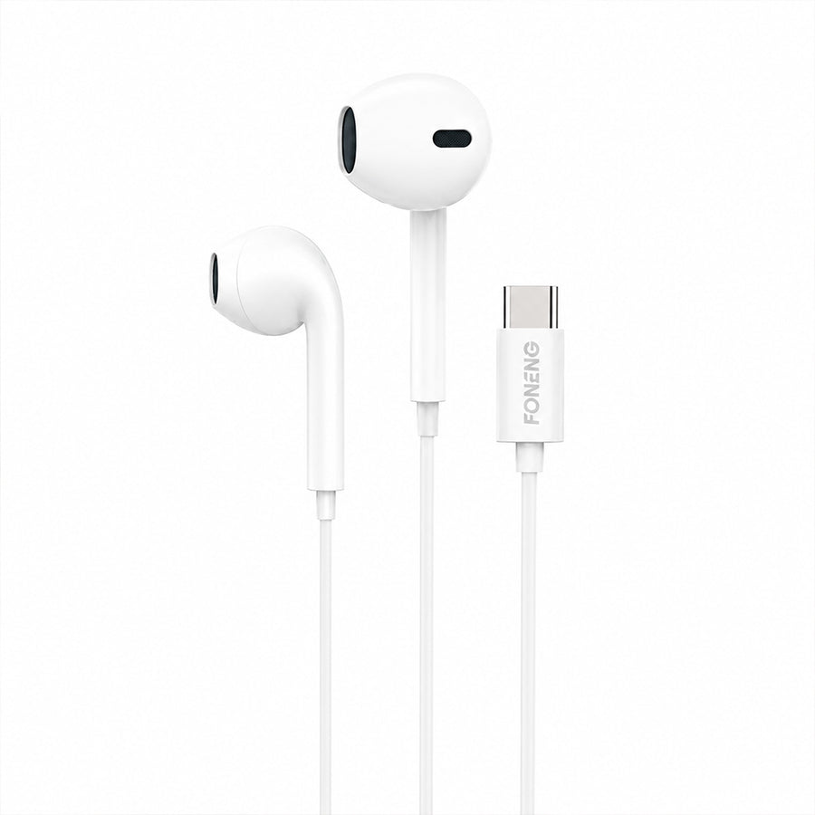FONENG T36 Type-C Half In-Ear Wired Earphones