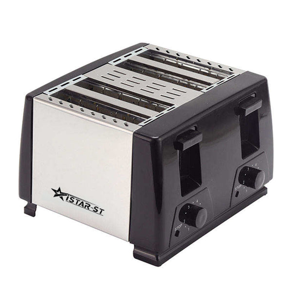 4 Slot Toaster 1300W – 6 Temperature Settings Stainless Steel