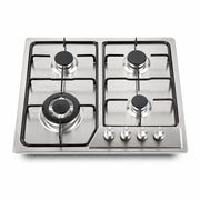 XMY RH-5006 4-Burner Built-In Gas Hob – LPG Stainless Steel
