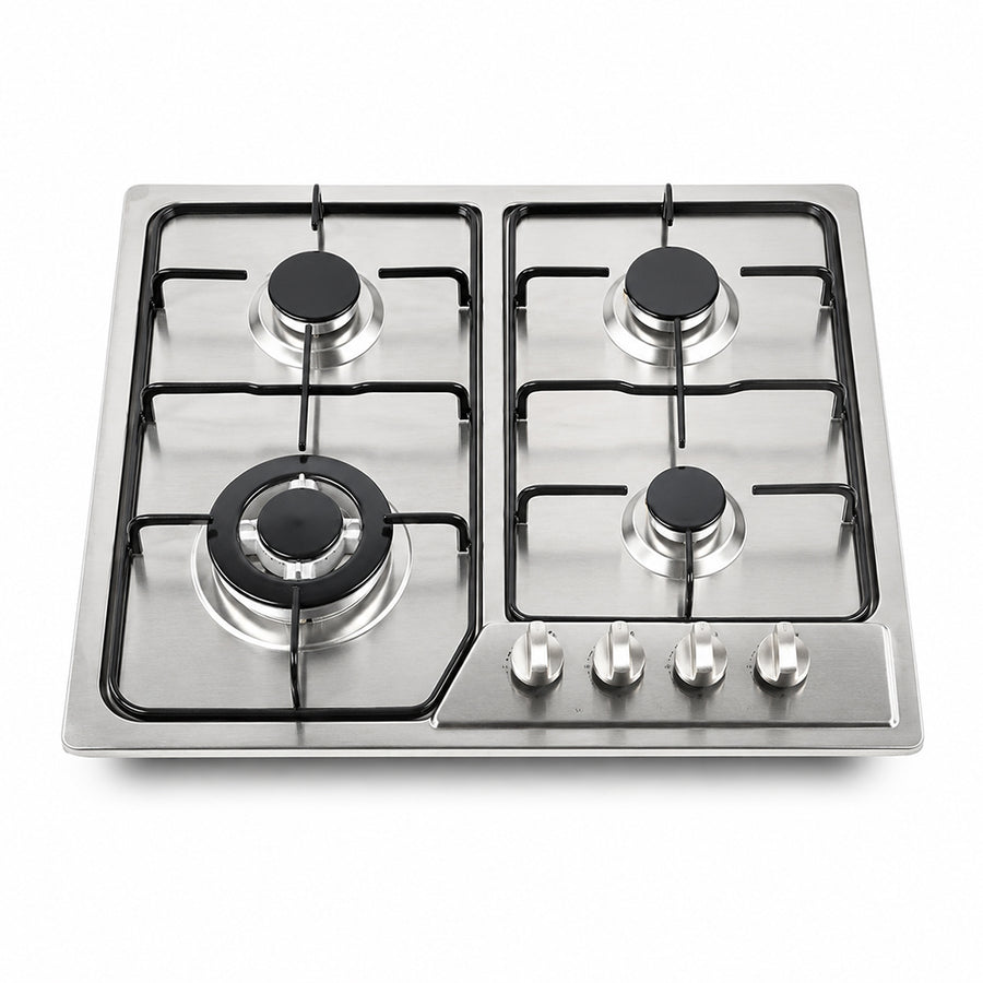 XMY RH-5006 4-Burner Built-In Gas Hob – LPG Stainless Steel