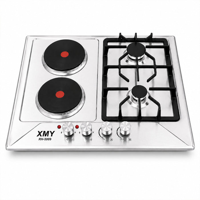 XMY 4-Zone Dual-Fuel Gas & Electric Built-In Hob