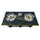 3-Burner Gas Stove with Tempered Glass Panel & Auto-Ignition