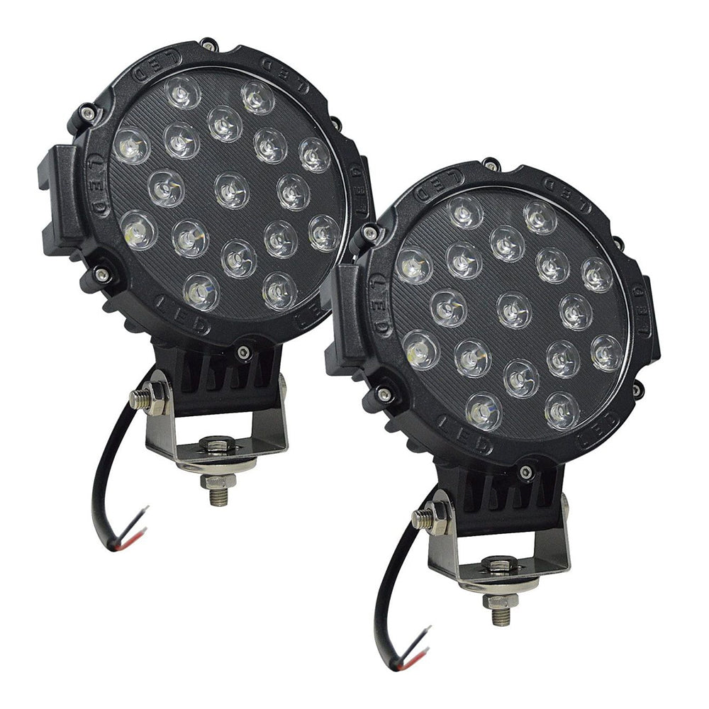 iStar 51W LED Spotlight – Black (Set of 2)