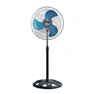 Condere 18-Inch Electric Pedestal Metal Stand Fan with 3-Speed - Set Of 2