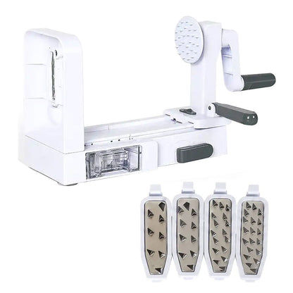 4-in-1 Vegetable Spiralizer – Create Fresh Zucchini & Carrot Noodles Instantly