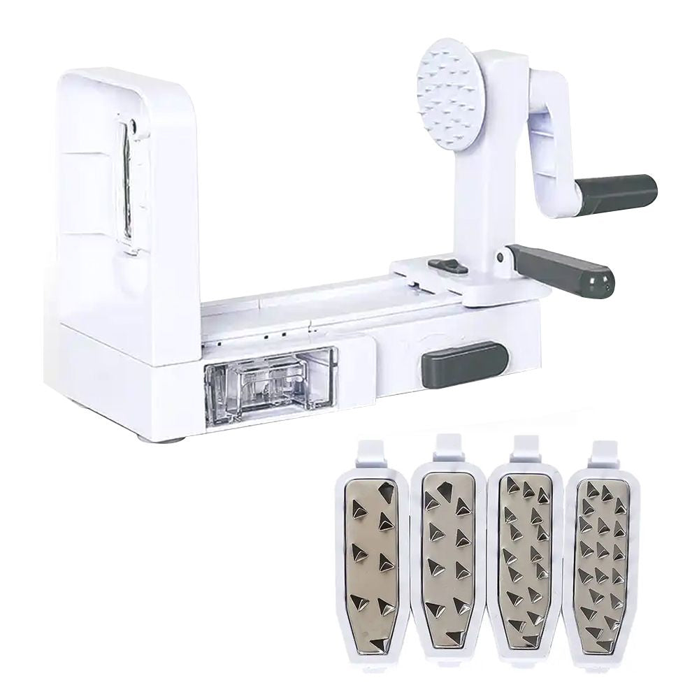 4-in-1 Vegetable Spiralizer – Create Fresh Zucchini & Carrot Noodles Instantly