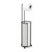 Freestanding Toilet Paper Holder with Storage Basket