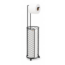 Freestanding Toilet Paper Holder with Storage Basket