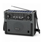 Solar Rechargeable Bluetooth Radio Speaker with LED Bulbs & USB Player
