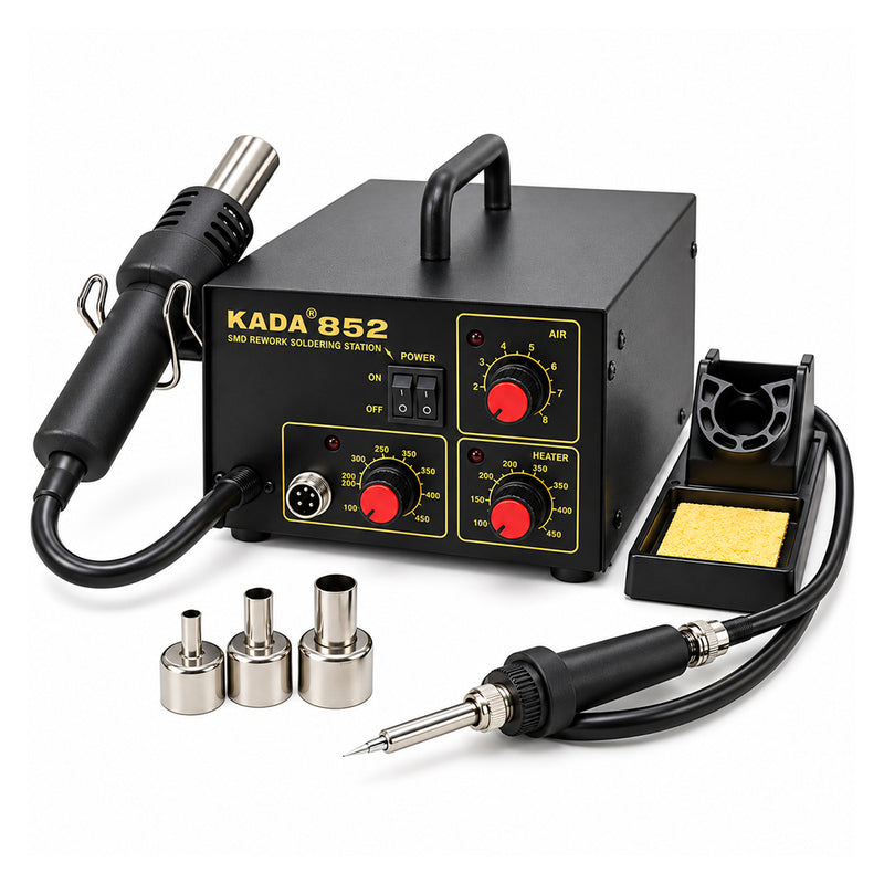 KADA 2-in-1 Hot Air and Soldering Iron Rework Station