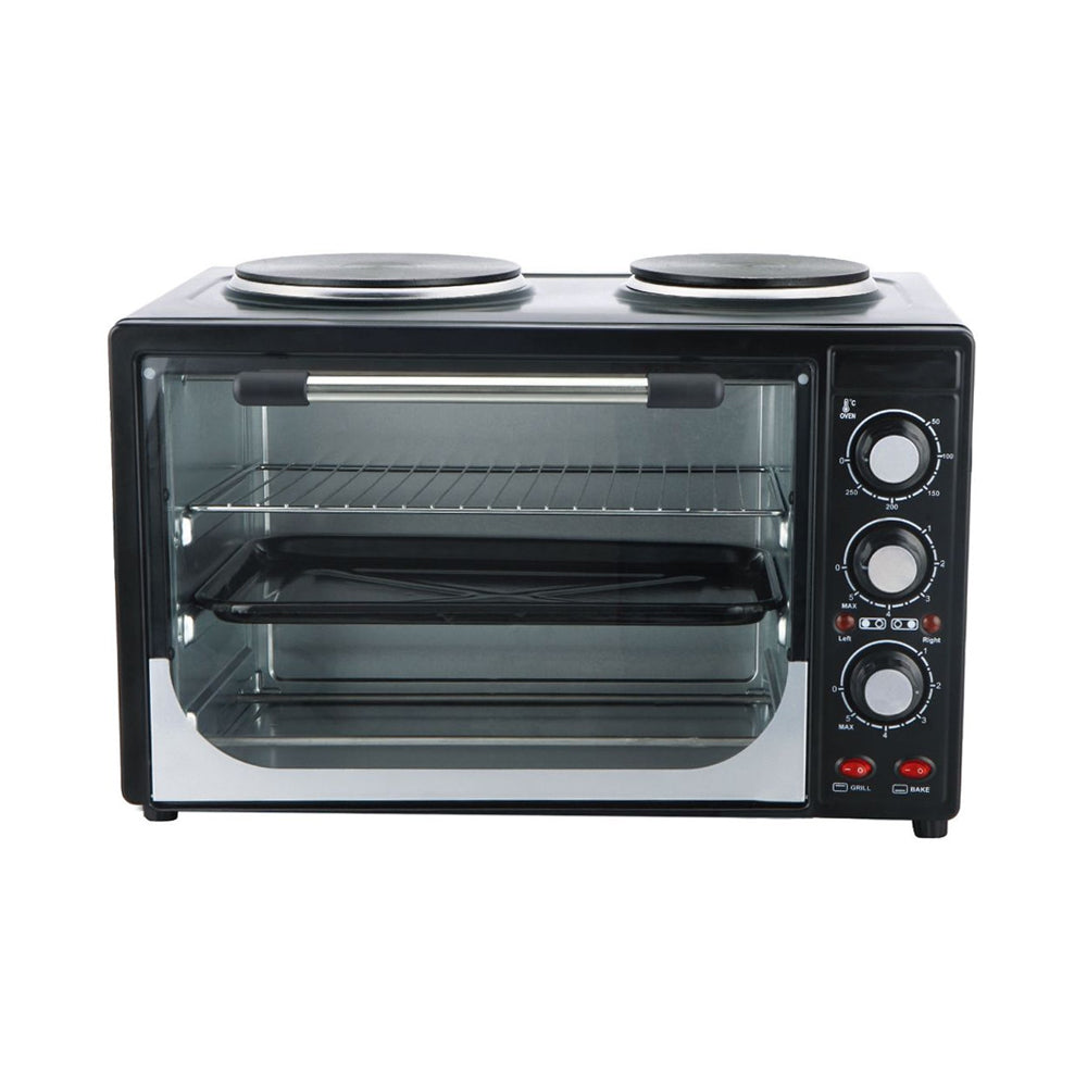 iStar 32L Electric Oven with 2 Plate Stove (3200W)