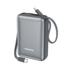 FONENG PX116 20000mAh 22.5W Power Bank with Built-In Cables