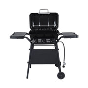 3-Burner Gas Grill with Precision Heat Monitoring – Mobile Outdoor BBQ