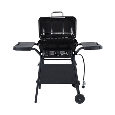 3-Burner Gas Grill with Precision Heat Monitoring – Mobile Outdoor BBQ