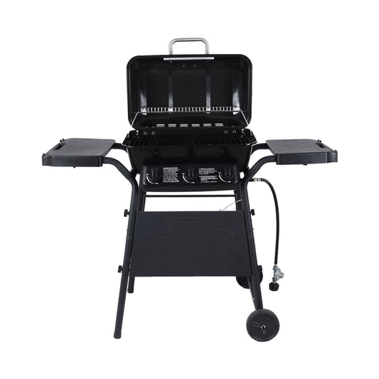 3-Burner Gas Grill with Precision Heat Monitoring