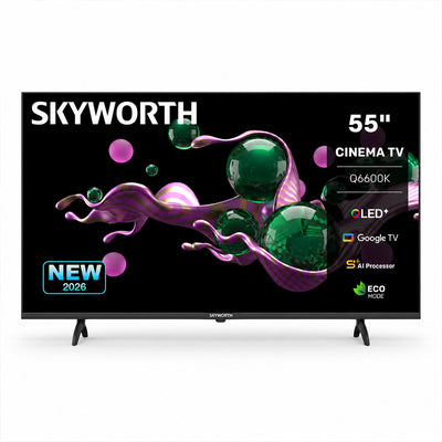 Skyworth 55-Inch 4K UHD QLED Google Smart TV