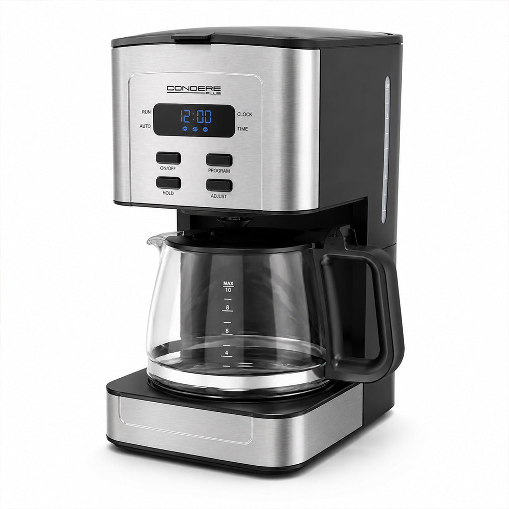Condere 1.2L Programmable Coffee Maker with Digital LED Display
