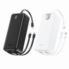 FONENG 30000mAh 22.5W Fast Charging Power Bank with 3 Built-In Cables