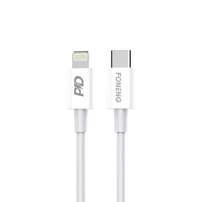 FONENG 2m 20W Type-C to Lightning PD Fast Charging Cable