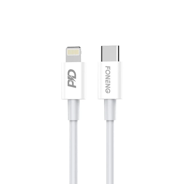 FONENG 2m 20W Type-C to Lightning PD Fast Charging Cable