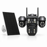 4G LTE Solar-Powered Outdoor Security Camera with EseeCloud App