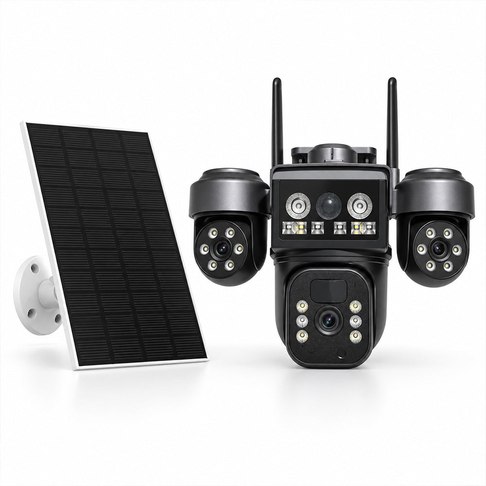 4G LTE Solar-Powered Outdoor Security Camera with EseeCloud App