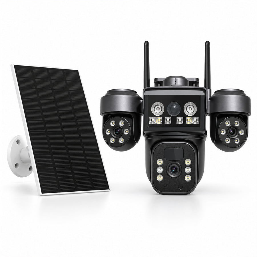 4G LTE Solar-Powered Outdoor Security Camera with EseeCloud App