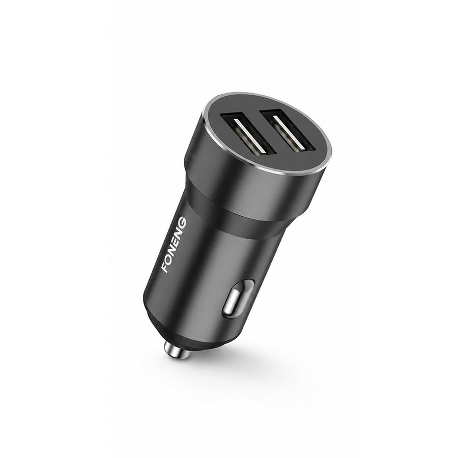 FONENG C08 Dual USB-A 2.4A Metal Car Charger