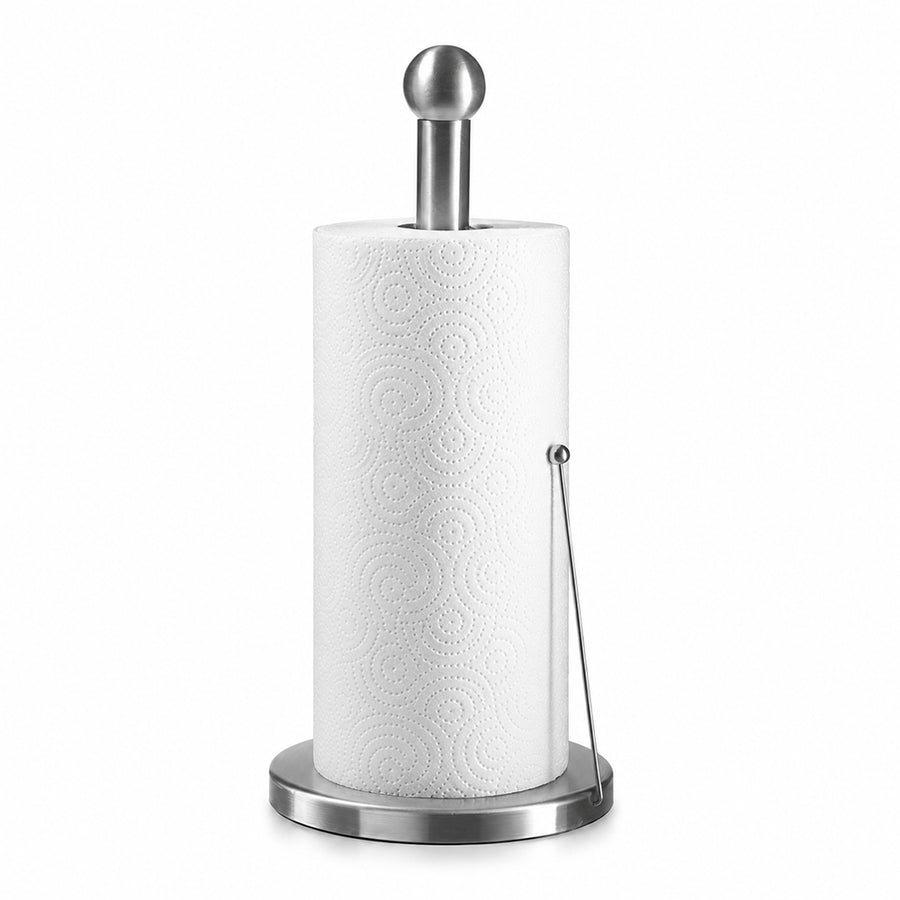 Stainless Steel Countertop Paper Towel Holder with Side Arm