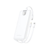 FONENG 10000mAh 22.5W Fast Charging Power Bank with 3 Built-In Cables