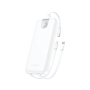 FONENG 10000mAh 22.5W Fast Charging Power Bank with 3 Built-In Cables