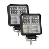 Istar-ST 55mm Dual-Color LED Auxiliary Car Light - Pack Of 2