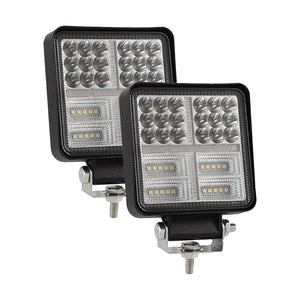 Istar-ST 55mm Dual-Color LED Auxiliary Car Light - Pack Of 2