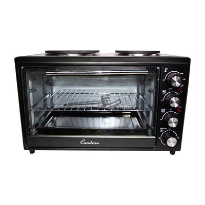 Condere 33L Electric Oven – Integrated Dual Hotplates