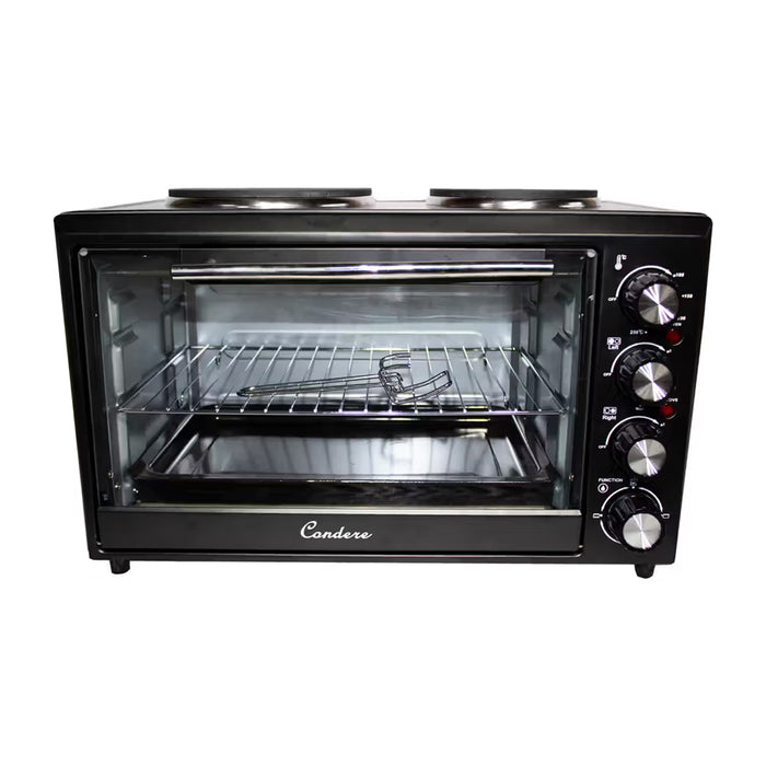 Condere 33L Electric Oven – Integrated Dual Hotplates