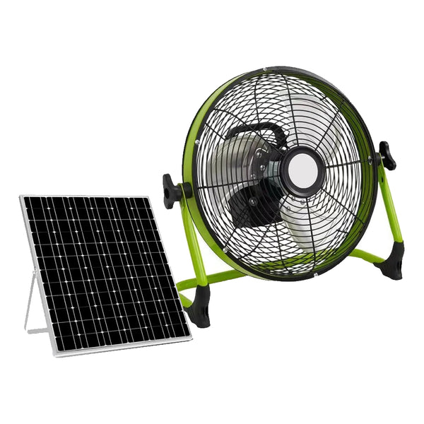ISTAR 14" Solar Rechargeable Floor & Table Fan