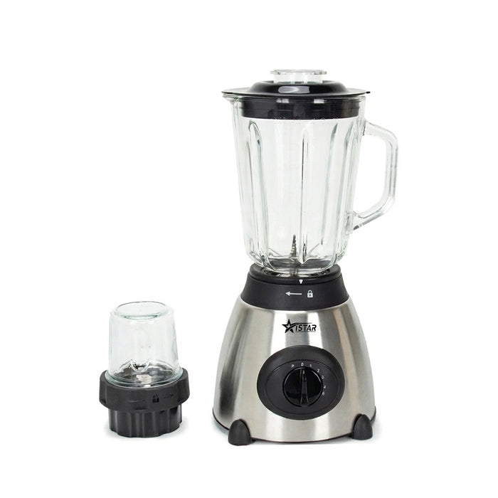 iStar Stainless Steel Blender – Professional Multi-Speed Kitchen Mixer (Silver)