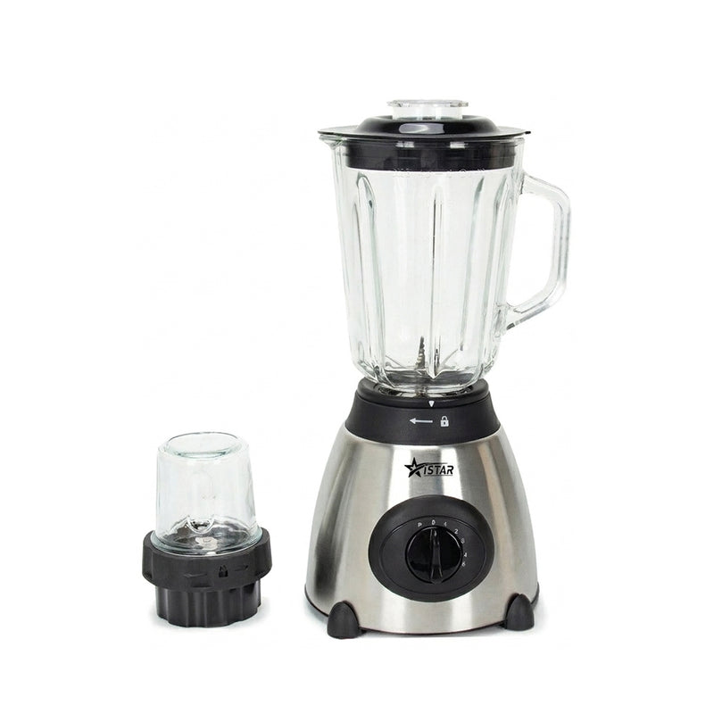 iStar Stainless Steel Blender – Professional Multi-Speed Kitchen Mixer (Silver)