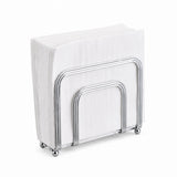 Silver Metal Napkin Holder for Kitchen Counter & Dining Table