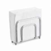 Silver Metal Napkin Holder for Kitchen Counter & Dining Table