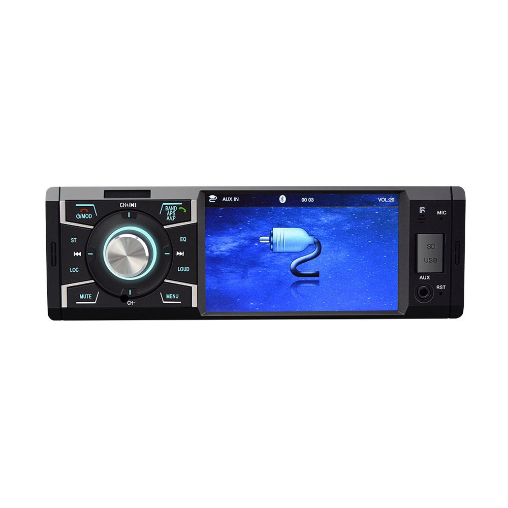 4" TFT Car Stereo with Bluetooth, USB, FM & AUX (Single-DIN)