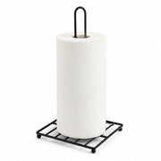 Countertop Paper Towel Holder with Square Metal Base - Black